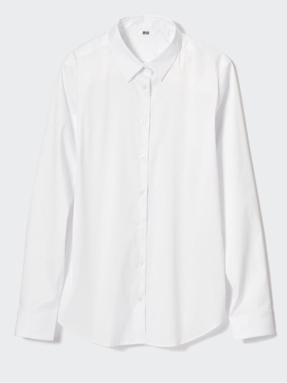 Uniqlo Classic White Button-Down Shirt